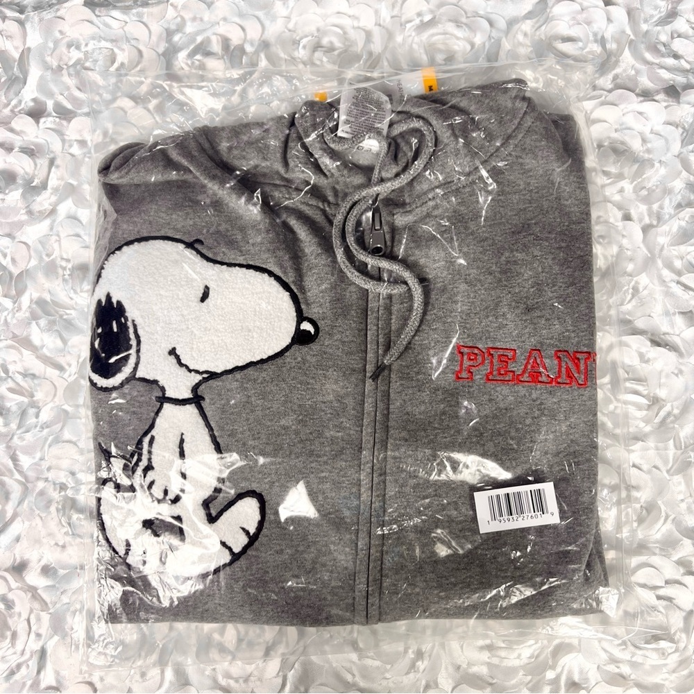 Womens Peanuts Snoopy Full Zip Up Hoodie - Picture 6 of 9